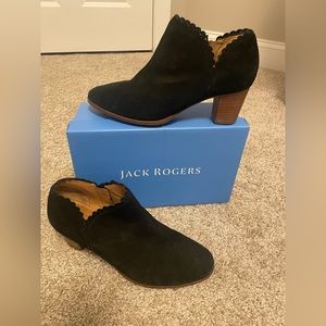 Jack Rogers eyelet scallop detail Booties - 11